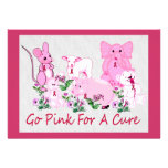 Pink For A Cure Personalized Invite