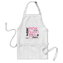 Pink For Hero In Life 2 Aunt Breast Cancer Aprons