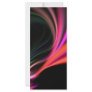 Pink Fractal Art Twirl Textured Customized Rack Card