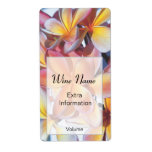 Pink Frangipani Wine Label