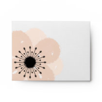 Pink French Anemone A2 Notecard Envelope