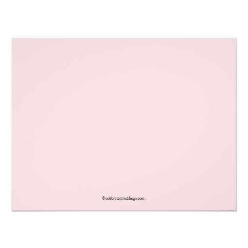 Pink French Lace RSVP Response Card Custom Announcements