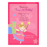 PINK FRENCH POODLE Ooh la la 5x7 Birthday Invitation