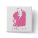 Pink Freud button by flemjalil Pink Freud button
