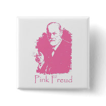 Pink Freud button by flemjalil Pink Freud button