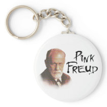 Pink Freud Key Chain
