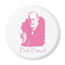 Pink Freud Magnet
