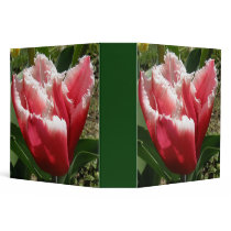 Pink Fringed Tulip Avery Binder