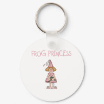 Pink Frog Princess keychains