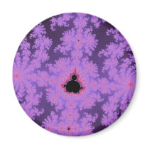 Pink Fronds Magnet by JamesOakley Pink Fronds Magnet