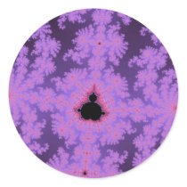 Pink Fronds Stickers by JamesOakley Pink Fronds Stickers
