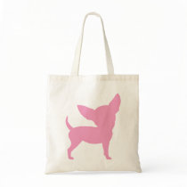 Pink Funny Chihuahua bags by dogsandhorses Pink Funny Chihuahua bags