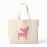 Pink Funny Chihuahua bags