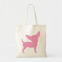 Pink Funny Chihuahua Bag