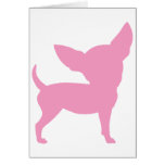 Pink Funny Chihuahua Greeting Cards