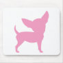 Pink Funny Chihuahua Mouse Pad