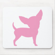 Pink Funny Chihuahua mousepads by dogsandhorses Pink Funny Chihuahua mousepads