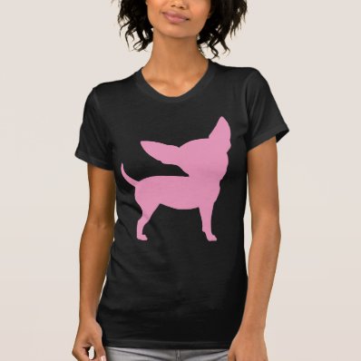 Pink Funny Chihuahua Tee Shirts