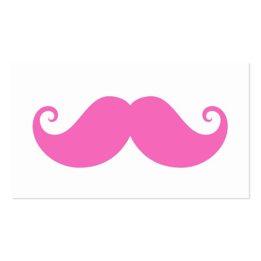 Handlebar Templates pink handlebar mustache trendy sided