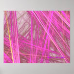 Pink Fushion Sticks Fine Art,  Halima Ahkdar posters