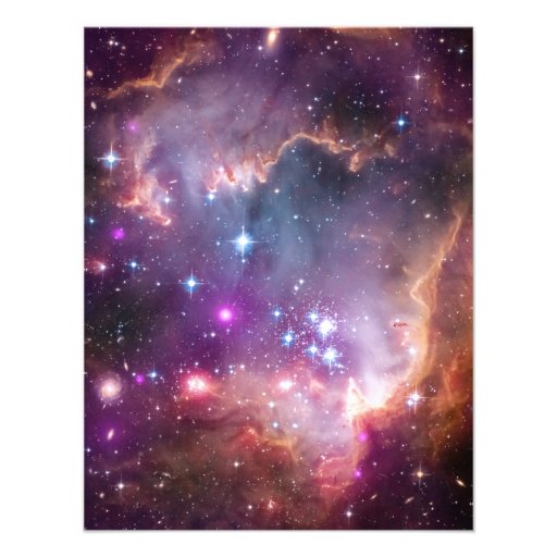 Pink Galaxy Nebula Universe Supernova Stars Night Personalized Invite