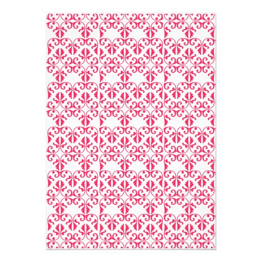 Pink Garden Bridal Tea Party Invitations Custom Announcements