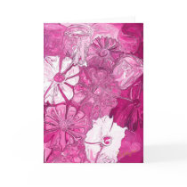 Pink Garden of Light Greeting Card by BlessEverything Pink Garden of Light Greeting Card
