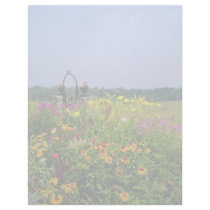 Pink Garden of Mitchell House, Knowlton, Quebec, C Letterhead Template