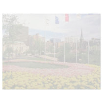 Pink Garden of the Provinces, Ottawa, Ontario flow Letterhead Design