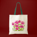 Pink Garden Poppies Bag bags