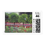 Pink Gardens of the Alcazar, Cordoba, Spain flower postage