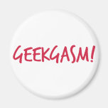 Pink Geekgasm Magnet