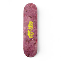pink gemz skateboard by DragonL8dy pink gemz skateboard