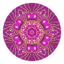 Pink GeoBling Sticker