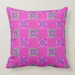 Pink Geometric  Design  Mojo Pillow