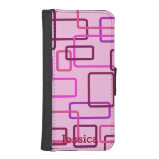 Pink Geometric Pattern iPhone 5 Case