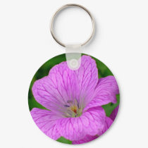 Pink Geraniam keychains