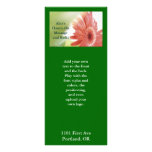 Pink Gerbena Daisy Personalized Rack Card