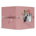 Pink Gerber Daisies Wedding Binder