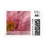 Pink Gerbera • August Wedding Stamp