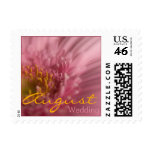 Pink Gerbera • August Wedding Stamp