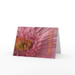 Pink Gerbera Birthday Card