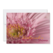 Pink Gerbera • Bridal Shower Invitation by SabineStGreetings Pink Gerbera • Bridal Shower Invitation