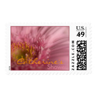 Pink Gerbera • Bridal Shower Stamp
