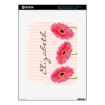 Pink Gerbera Daisy iPad 3 Skin