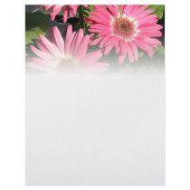 Pink Gerbera Daisy Letterhead