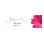 Pink Gerbera Daisy Special Occasion Favor Tags Business Card Template
