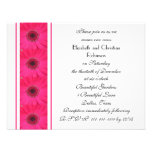 Pink Gerbera Daisy Vow Renewal Invitation