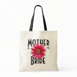 Pink Gerbera Daisy/ Wedding Tote Bags