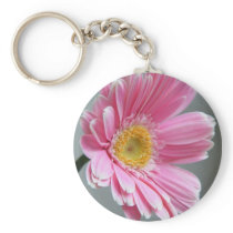 Pink Gerbera keychains